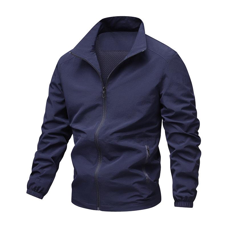 Men's Cross-Border Spring/Autumn Lightweight Windbreaker - Korean Style Casual Sports Coat