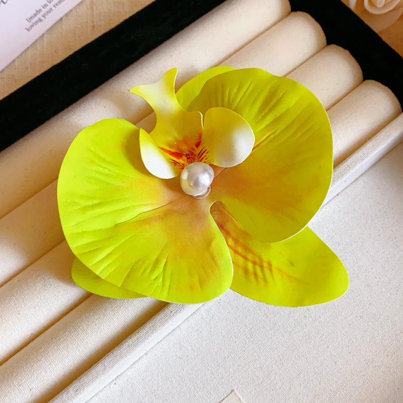 Rote Spinnenlilie Acryl Haarspange: Retro chinesischer Stil Haarschmuck