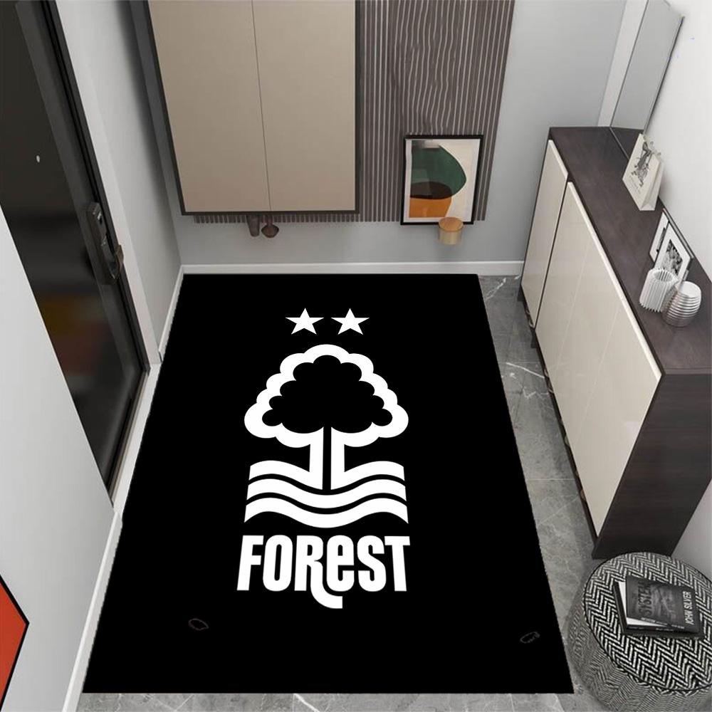 Tree Forest Logo Area Rug Perfect for Decorate room Outdoor Bedrooms Foyer Antislip Carpet Decorate Offices