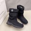Support Customized Snow Boots, Velvet Large Size Medium Tube Warm Outdoor Snow Cotton
