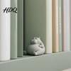 PLA Plastic Animal Crafts 3D Printed Chubby Hippo Figurine Lazy Hippopotamus Statue Cute Personalized Creative Gifts Desk Ornament for Home