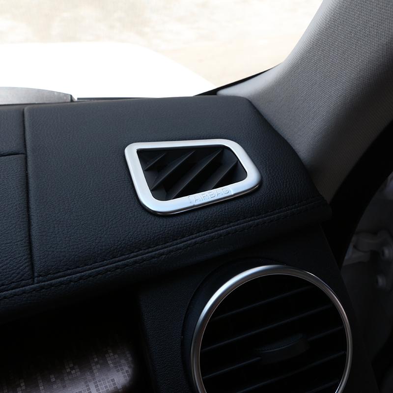 Chrome Interior Accessory Dashboard Air Outlet Sticker For Land Rover Discovery 4 LR4 2009-2016,Car Styling