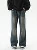 American Retro Wide-leg Straight Jeans Men's and Women's Vibe High Street Ifashion Trousers Flared Pants Loose Pants