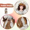 16.14 Inch Tall Porcelain Doll Collector's Figurine – Charming, Old-fashioned Ceramic