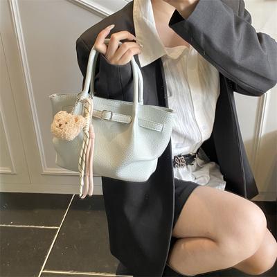 Foreign Order Premium Sense Bag Women's Large Capacity 2025 New Summer Versatile Messenger Casual Hand-held Pleated Bucket Bag