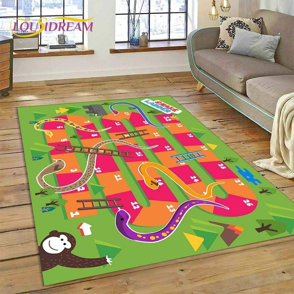 3D Highway Runway Playroom City Traffic Road Map Child PlayMat Rug Carpet for Living Room Bedroom Home Decor,Non-slip for Sofa
