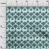 oneOone Cotton Flex Fabric Floral Block Printed Fabric 1 Yard 40 Inch Wide
