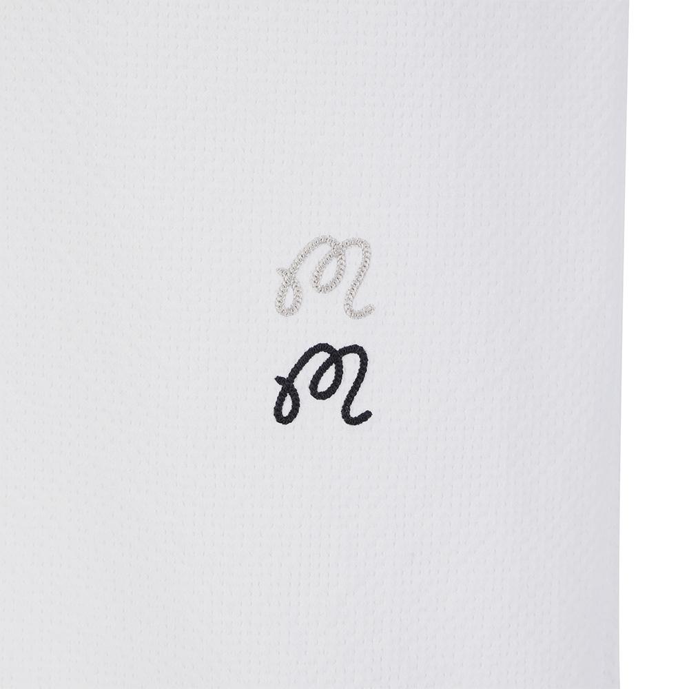 MALBON GOLF Seersucker Collar Piste Off White (Man)