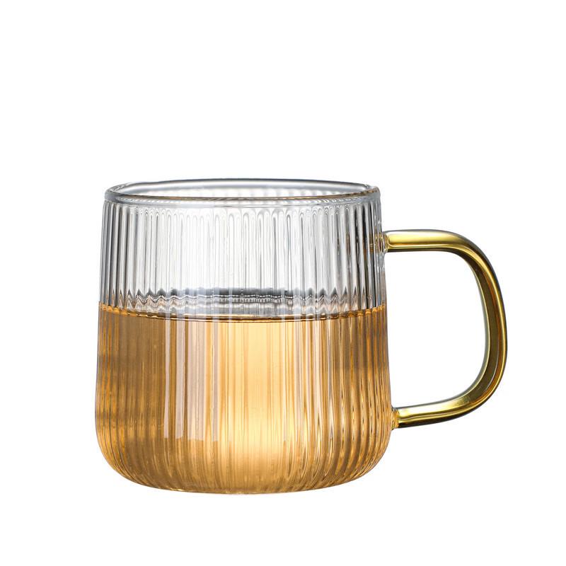 Hammered High Borosilicate Glass Mugs