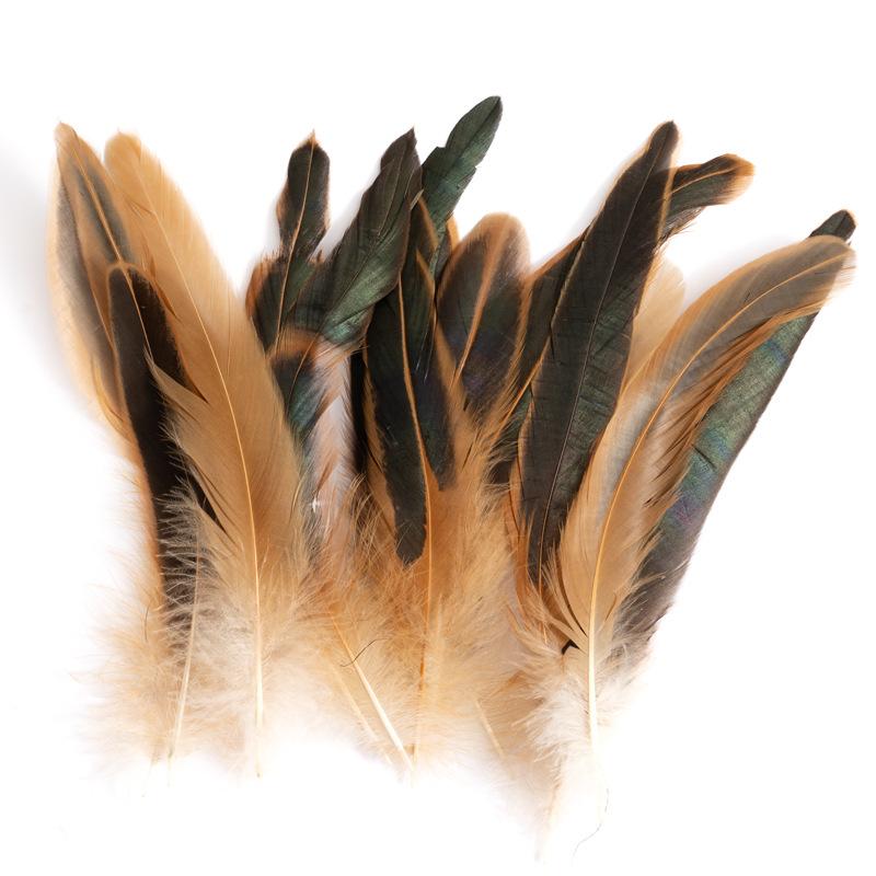 80 Natural Pheasant Feather Decorative Diy Jewelry Hair Accessories Material Cat Stick Toy Accessories