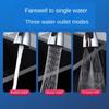 Three Mode Rotary Kitchen Faucet Bubbler with Nozzle - Multi-purpose, High-pressure, Splash Proof Design, Suitable for Bathroom and Sink Use