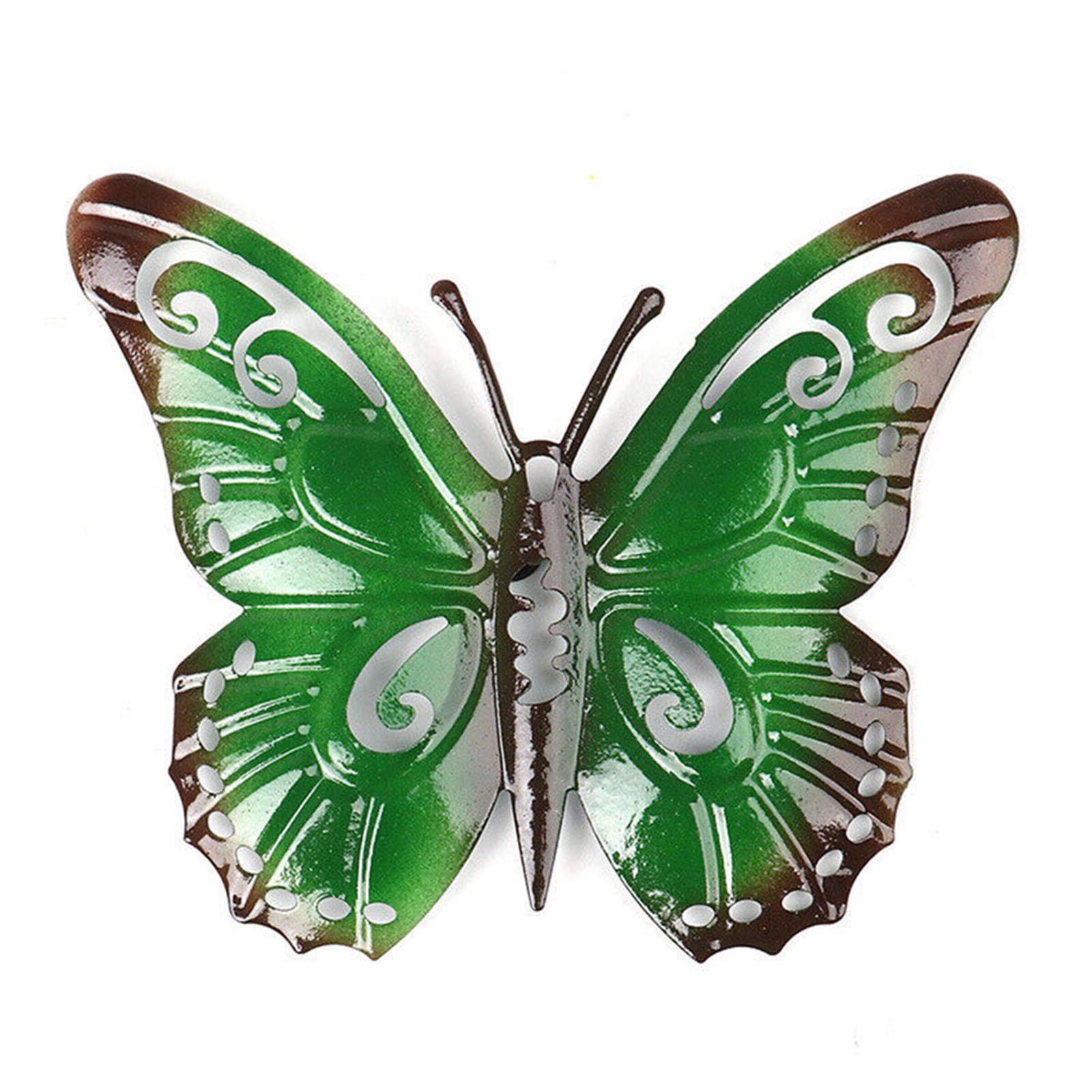 

Colorful Butterflies Metal Butterfly Exquisite Structure 11cm*9cm 1pcs 4.33inch*3.54inch High Quality Metal Metal