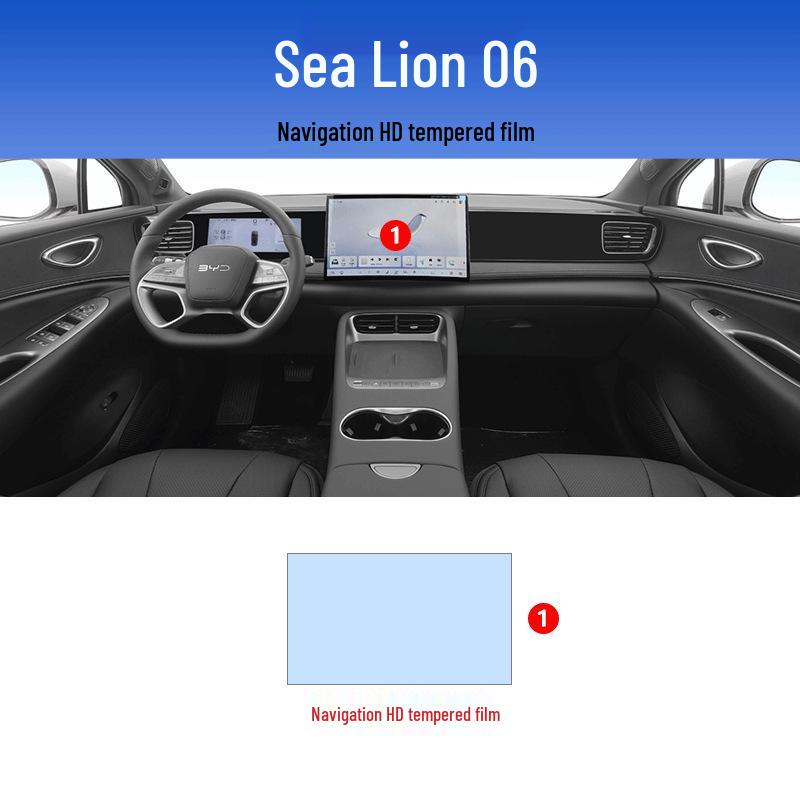 BYD Seagull 06dmi EV Central Control & Screen Tempered Film Interior Accessory