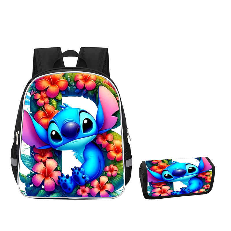 Stitch Combination Set Peripheral Backpack Men'S And Women'S Pencil Bag