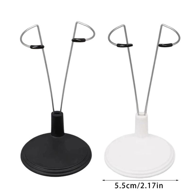 Universal Doll Stand Holder Set Of 6 Functional Metal Bases For Displaying Plush Animals Nonslip Design Display Rack