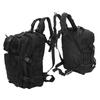 Waterproof Backpack Durable Nylon Mountaineering Equipment Bag for Outdoor ActivitiesBlack