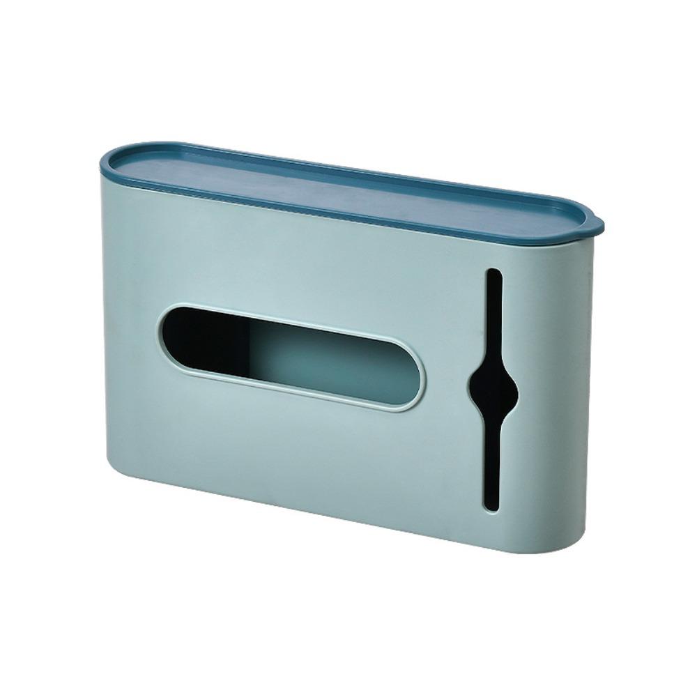 Large Capacity Trash Bags Storage Box Wall Mounted Plastic Container  for Bathroom Kitchen