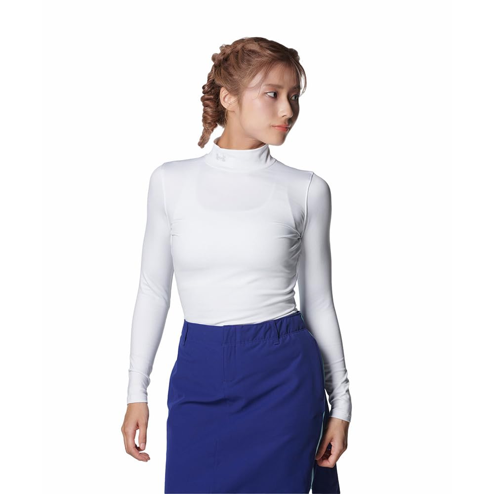 

UA W CGI Comp LS Mock Белый Гало Серый SM [Under Armour]