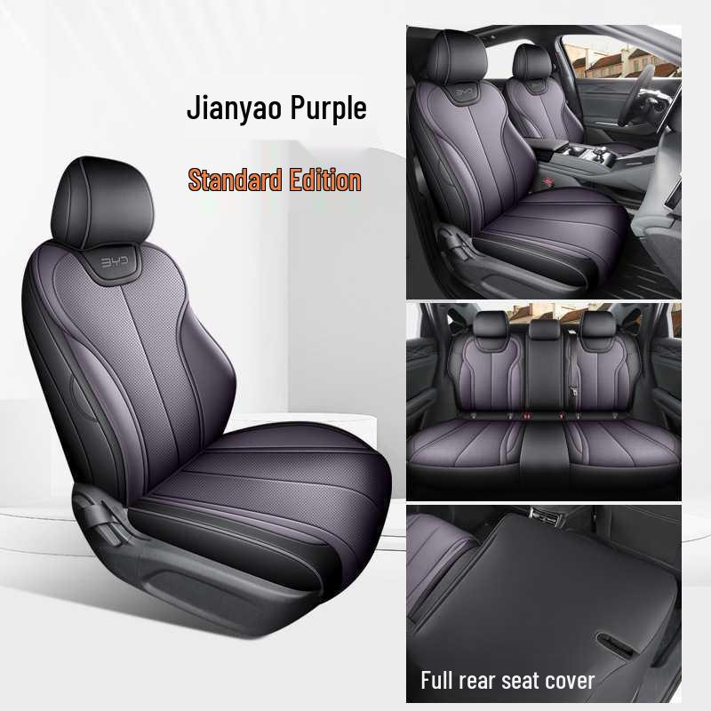 Car Seat Cushion for Qin PLUS DM-i: Leather, Five-Seater, Compatible with 25 Models