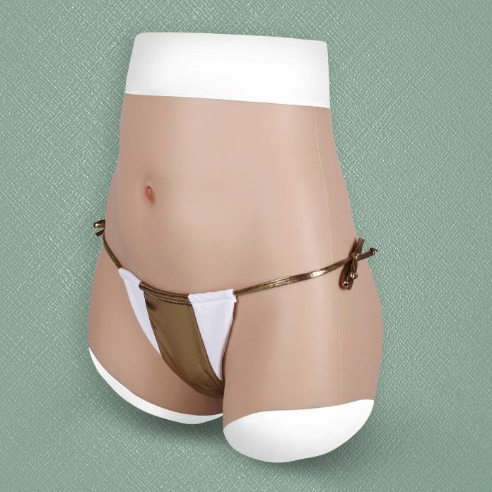 Faux vagin en silicone faux vagin pseudo fille travesti peut être inséré sous-vêtements faux vagin pour hommes