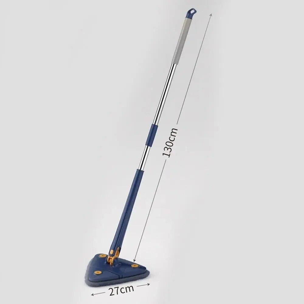 Telescopic Triangle Mop Self-winding Triangle Extension Mop Floor Anti-squeeze Hand-free Lazy Swivel Household Cleaning Tools