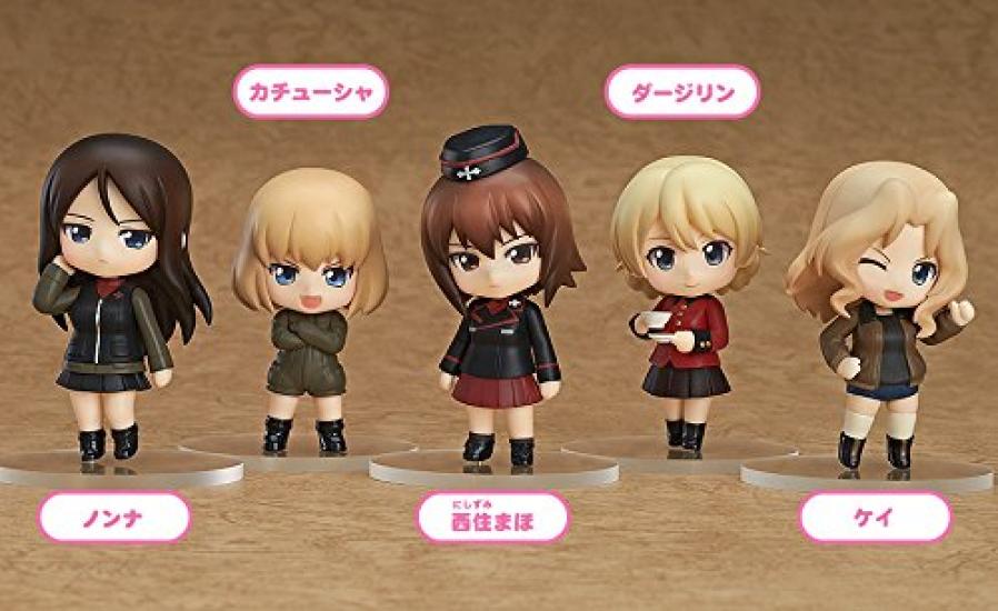 Nendoroid Petit Girls Panzer Other School Representative Painted Trading Movable Figure Box of 6 & Ver. Non-scale ABS&PVC