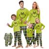 Conjunto de pijamas fofos para família com estampa de Natal, roupas para casa, conjunto de família, conjunto de calças e blusa de manga comprida