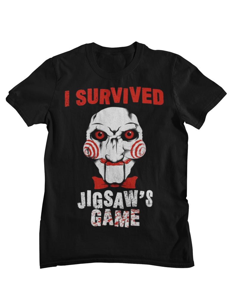 SAW Billy The Puppet Horror Movie Make Your Choice Graphic TShirt Unisex Women Casual Cotton Streetwear Tops