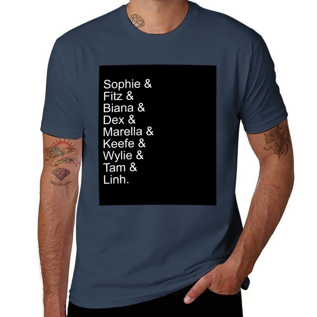 Keeper Of The Lost Cities Cast Tshirt Fashion Pattern Printed Tee Shirt