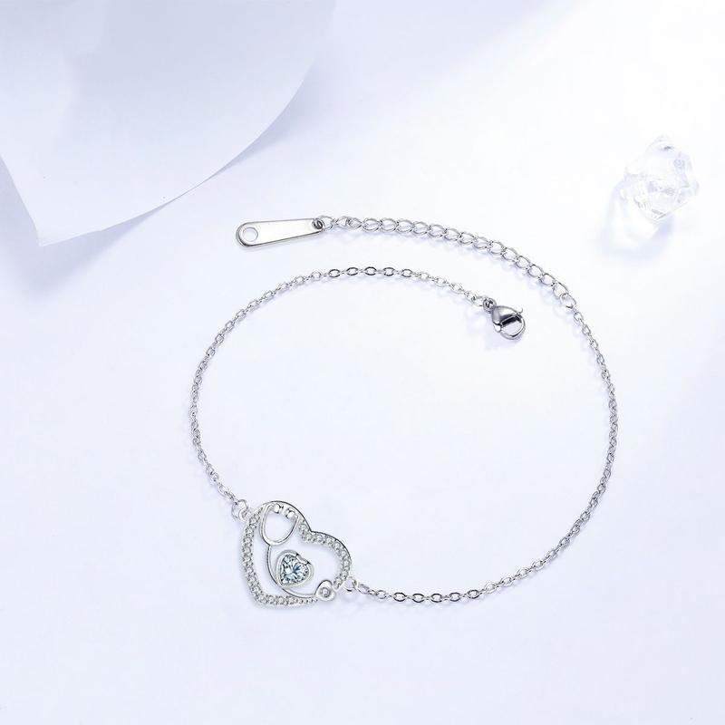 Barbie Bright loving temperament, cold style, high-end sense, niche and versatile, alloy bracelet, women's style ZJYSL-HJ-016