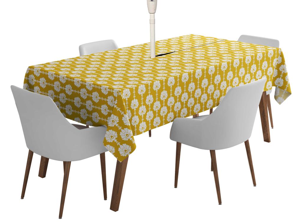 Vargottam Indoor Outdoor  Tablecloth  58x102 Inch  Rectangle  Tablecloth Waterproof Patio  Table  Cloths- Spring Summer