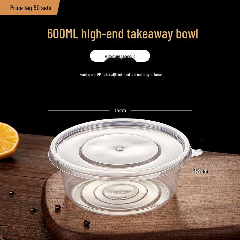 Disposable Round Meal Prep Container