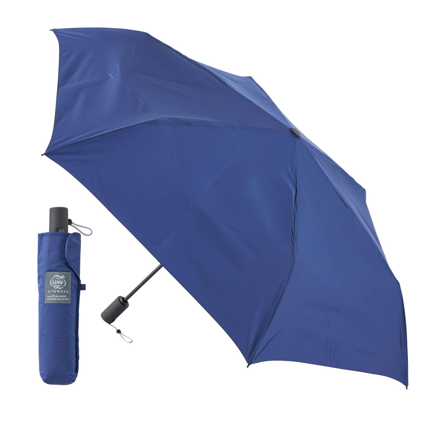 

Moonbat urawaza slim складной складывается в 3 прочный автоматическое открытие и УФ 55см легко номер продукта 10298 зонт, секунды, формоустойчивый, цвет,