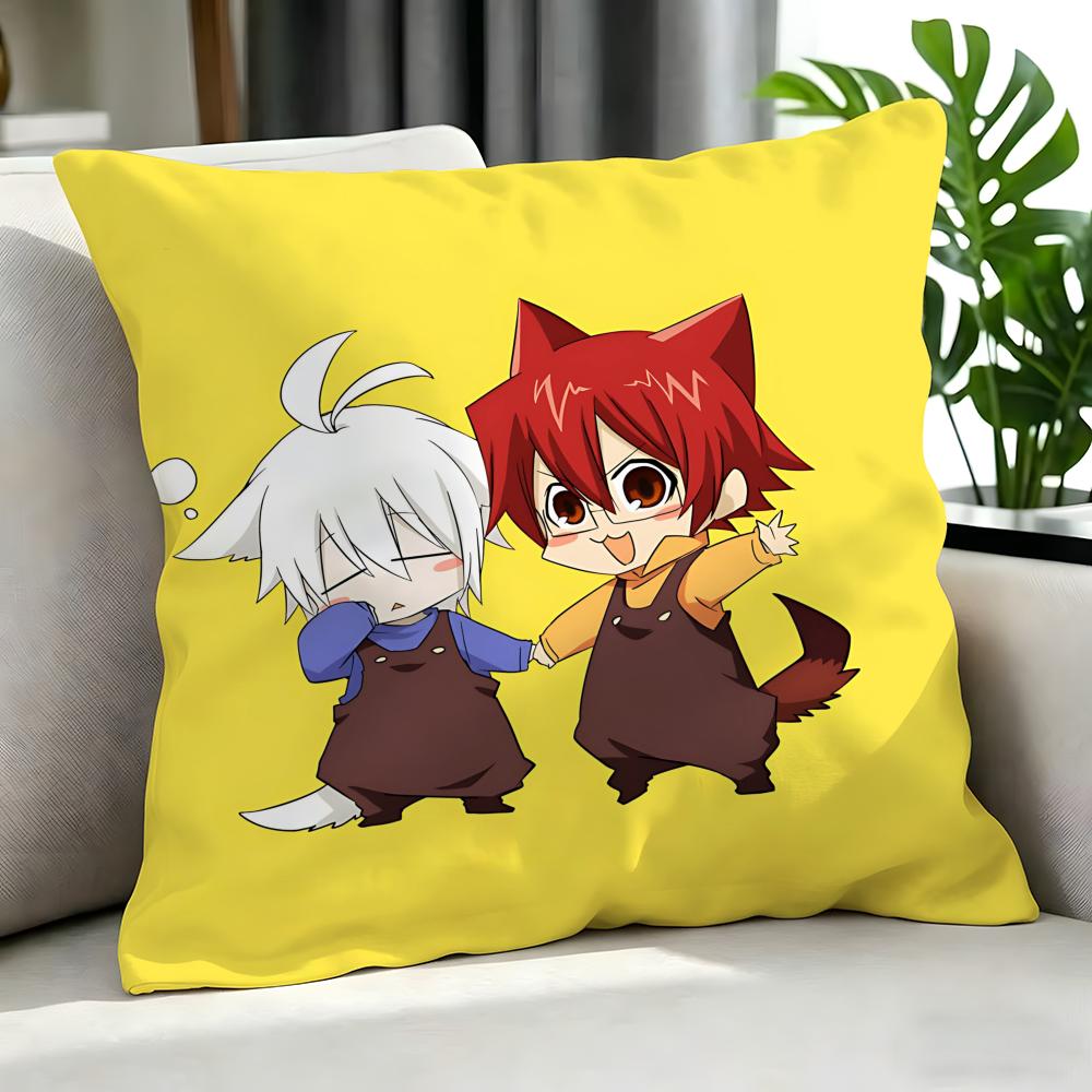 Anime CCuticle Tantei Inaba Cushion Cover Cushion Cover Set Pcs x x x Pillowcase Decorative Sofa Home Decor