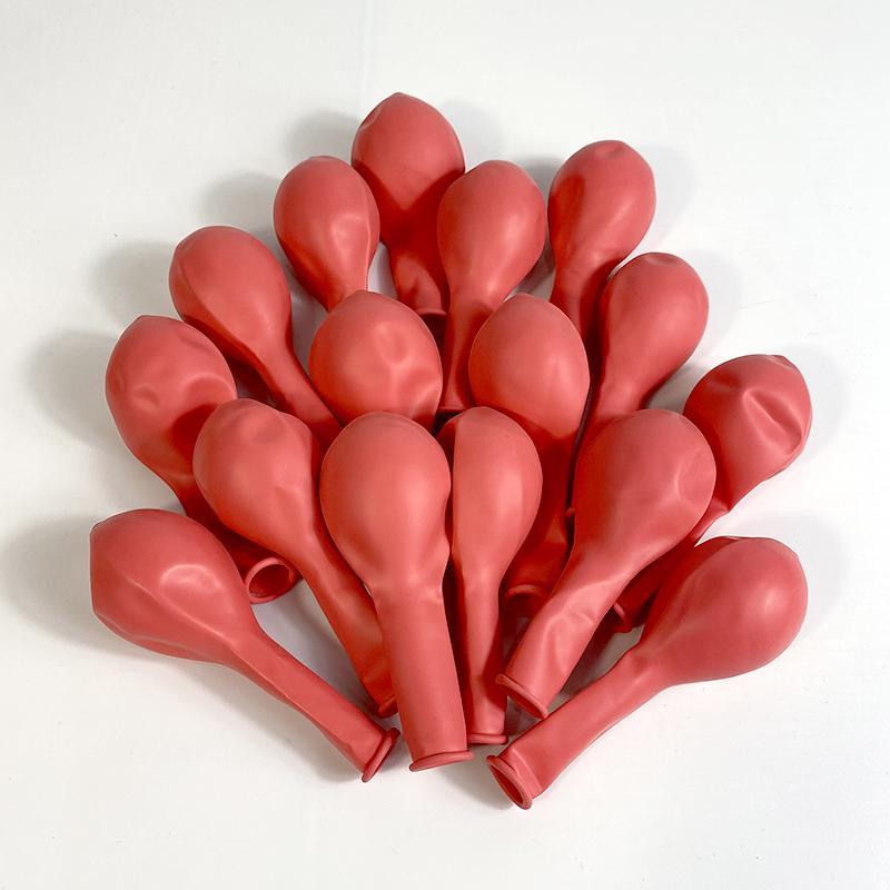 100Pcs 10Inch Pink Balloon Holiday Decoration Soft Light Balloons Happy Birthday Wedding Valentine'S Day New Year Decor Supplies