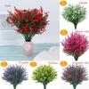 1Pc No Fade Photography Props Farmhouse Fake Flowers Shrubs Plants Home Garden Decor Artificial Lavender