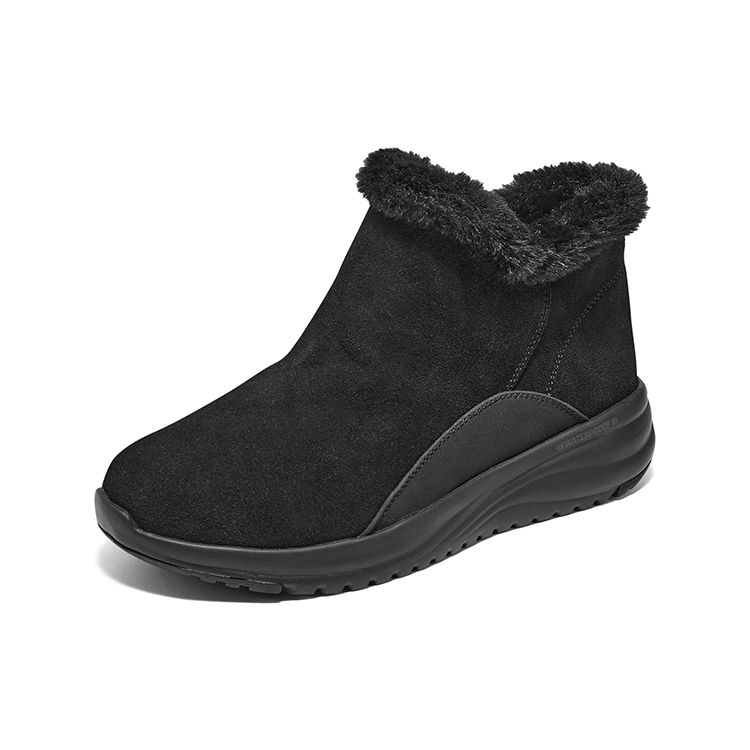 Skechers On The Go Stellar Short Snow Boots Women Boots Black 144771-BBK