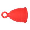 Silicone Menstrual Cup Women Soft Elastic Reusable Period Cup Female Body Care ToolRed S