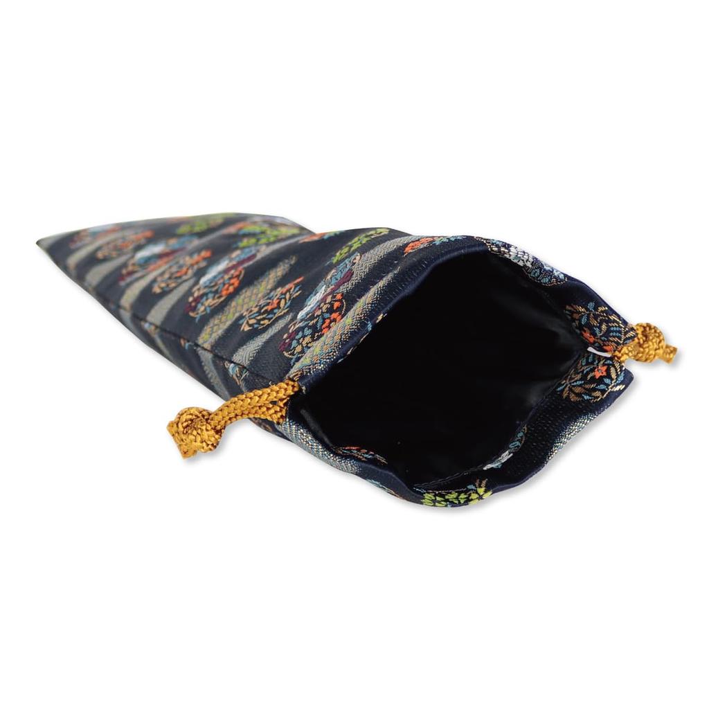 Drawstring Pouch for Shakujo Nishijin Cloud Wreath 36cm (roof Staff) Weave, Pattern,