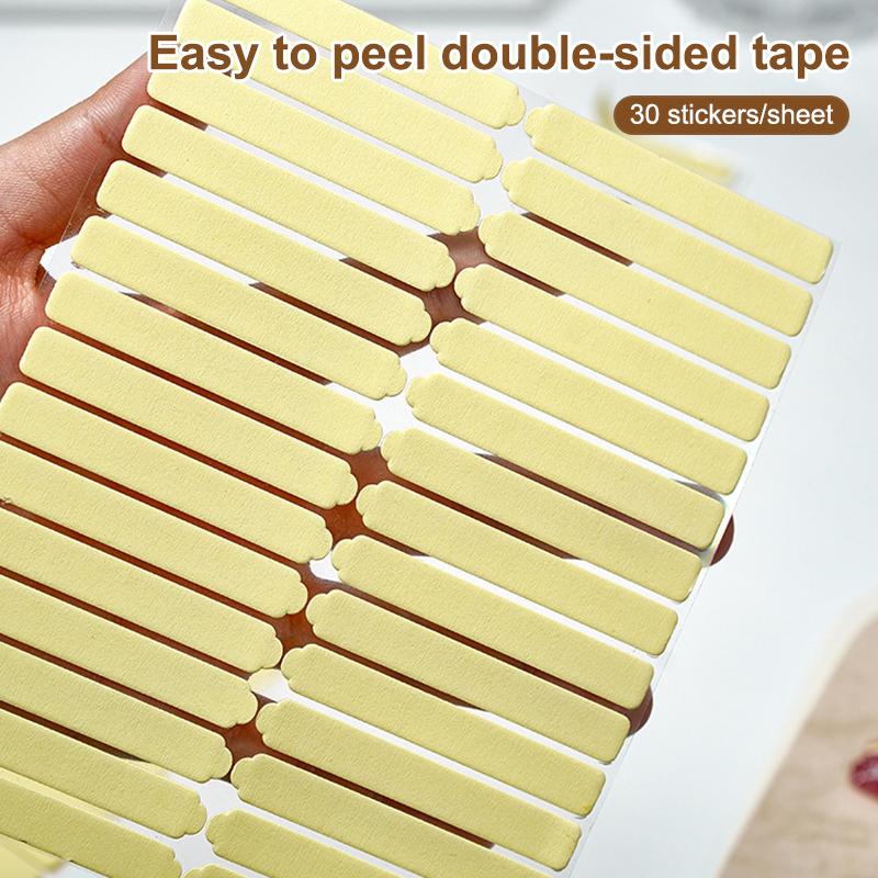 1 Sheet Double-Side Nail Adhesive Tape Cut-Free Crystal Tape Nail Art Display Tool Strong Non-Marking Tape For Work Boards