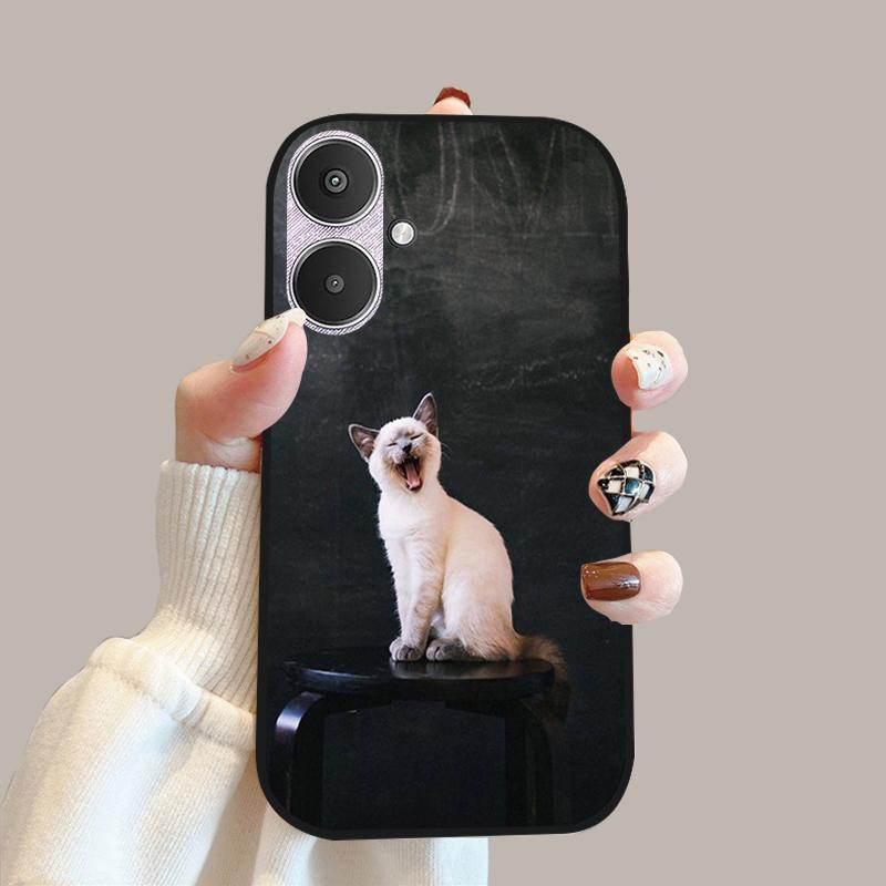 For Xiaomi Poco M6 5G Case 23128PC33I Silicone TPU Soft Phone Cover Cases For Redmi 13C 13R 5G Fashion Protective Fundas Shells