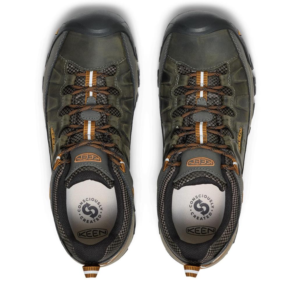 Trekking Shoes TARGHEE III WP Targhee Three Waterproof BLACK BROWN Cm [KEEN] Men's OLIVE/GOLDEN 26.5