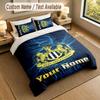 Bedding Set 1 Duvet Cover 2 Pillowcases Newcastle United FC Print Soft Bed Linen Bedroom Decor