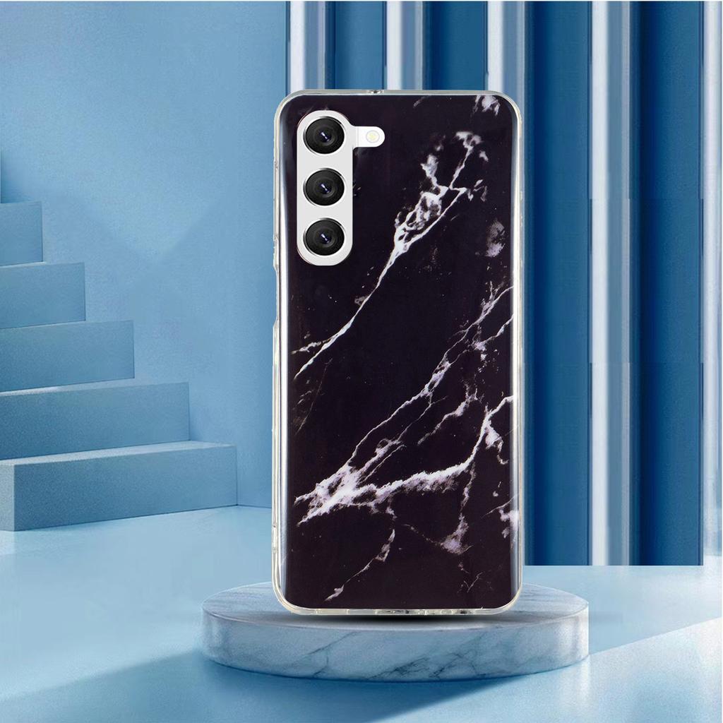 For Samsung Galaxy A14 5G/4G IMD Marble Pattern TPU Case Drop Resistant Back Protector Phone Cover