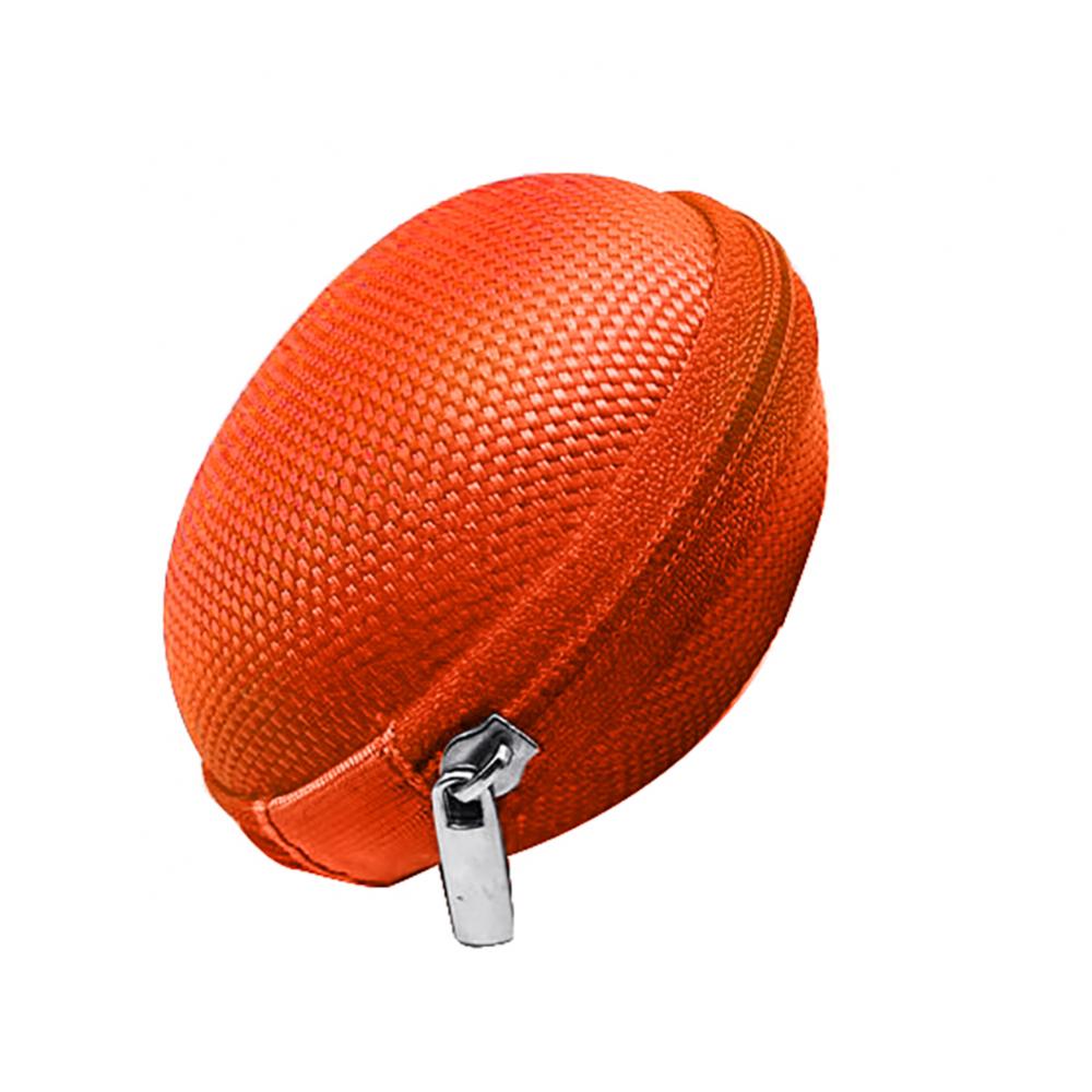Round Earphone Storage Bag Composite Material Durable Zipper Design Portable Earbuds USB Cable Carrying Case Organizer Pouch