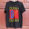 Duran Duran Pop Rock Logo Unisex Schwarzes Baumwoll-T-Shirt S5XL Unisex T-Shirt