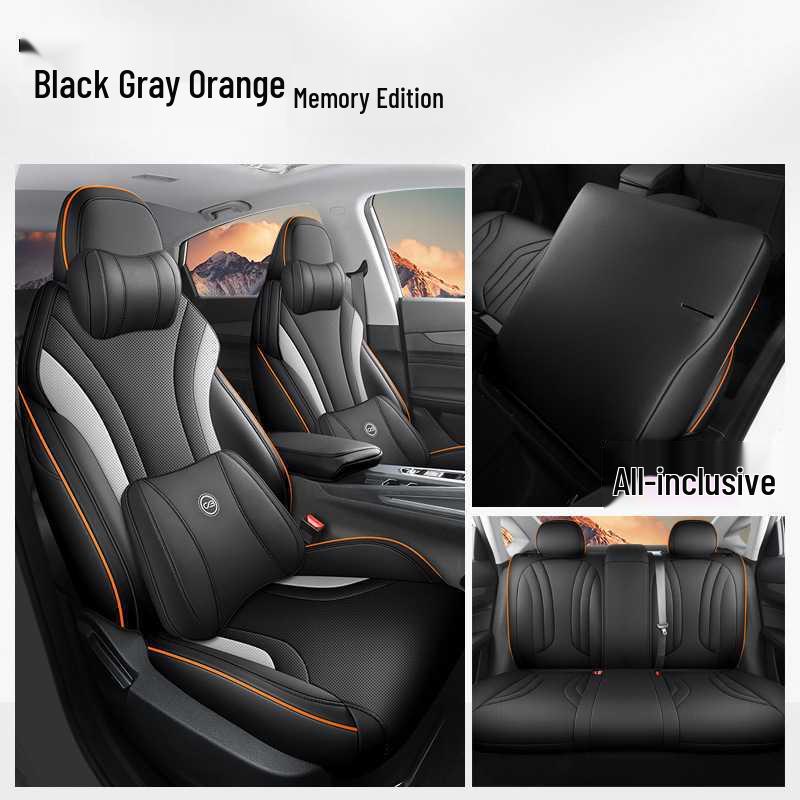 Custom Cartoon Perforated Leather Seat Covers for Geely Binyue L - Compatible with All Models