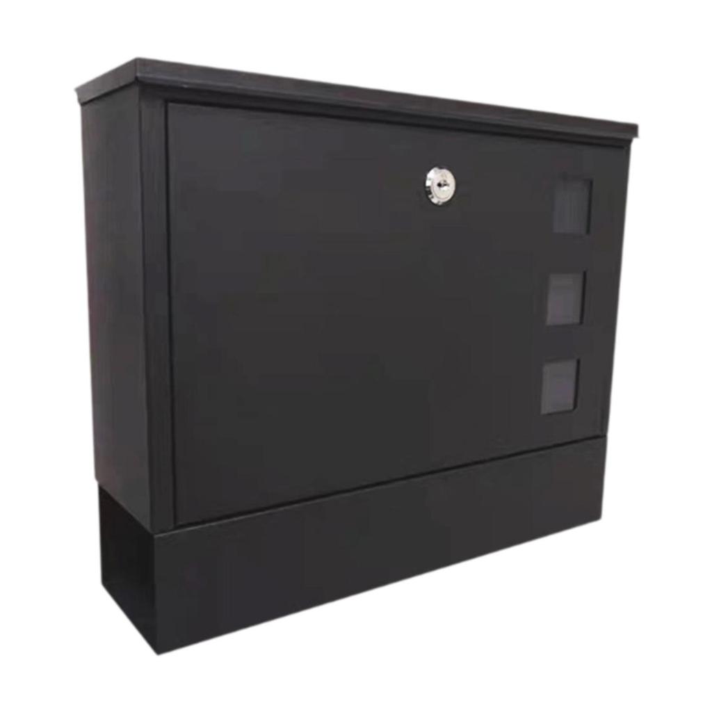 Wall Mount Mailbox Easy to Install Retro Design Weatherproof Mailbox Mailbox for Outside for Daily Letters Newspapers House