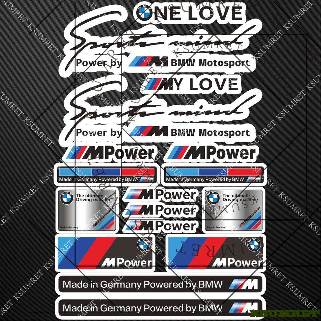 For Bmw Sticker Decal Motorcycle Tank Helmet Logo Set g1
