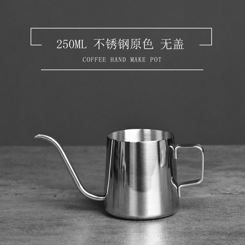 

Кофеварка ручной работы304Чайник из нержавеющей стали с длинным носиком и чайник с узким носиком, термометром и ручкой, предотвращающей ожоги600 мл 101m1-500ml